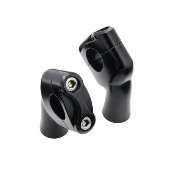 Motone Up-And-Over Riser Kit for One Inch Bars - Black